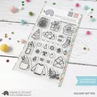 500S HOLIDAY BITTIES Mama Elephant Clear Stamps