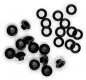 Preview: Eyelets & Washer Standard Black we r memory keepers