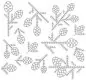 Preview: Pine Patterns Tim Holtz Thinlits Colorize Dies Sizzix