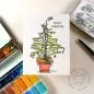 Mobile Preview: Christmas Tree Cat Clear Stamps Stempel Colorado Craft Company by Anita Jeram 1