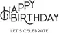 Mobile Preview: Spellbinders Happy Birthday Celebrate Press Plate 1