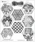 Preview: A Heck of Hexes dylusions stamps