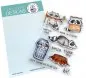 Mobile Preview: GSD702 sneakyracoons clear stamps gerda steiner designs