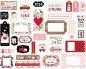 Preview: Hello Valentine Frames & Tags Die Cut Embellishment Echo Park Paper Co 1