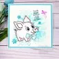 Preview: Fuzzy Friends - Pablo The Pig Clear Stamps Woodware Craft Collection 1