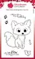 Preview: Fuzzy Friends - Freddie Fox Clear Stamps Woodware Craft Collection