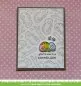 Mobile Preview: LF1549 lawn fawn clear stamps one in a chameleon card1