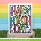 Preview: Giant Outlined Happy Birthday: Portrait Stanzen Lawn Fawn 1