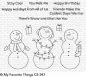 Preview: MFT Frosty Friends Clear Stamps