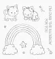 Preview: Over the Rainbow Clear Stamps My Favorite Things Rachel Anne Miller