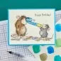 Preview: House-Mouse Party Time! Spellbinders Gummistempel 3