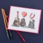 Preview: House-Mouse We Heart You Spellbinders Gummistempel 3
