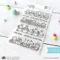Preview: Little Line Agenda Clear Stamps Stempel Mama Elephant