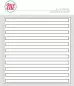 Preview: Avery Elle Horizontal Stripes 6x6 inch schablone