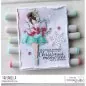 Preview: Stampingbella Curvy Girl with Holiday Gifts Gummistempel 2