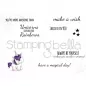 Preview: eb443 stamping bella Rubber stamps unicorn sentiments