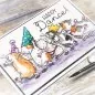Mobile Preview: Conga Line Clear Stamps Colorado Craft Company by Anita Jeram 1