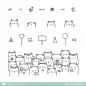 Mobile Preview: ME1705 195 mama elephant the cats meow clear stamps