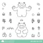 Preview: me1709 208 mama elephant clear stamps me and my yeti