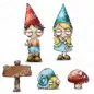 Preview: Stampingbella Oddball Gnome Kids Gummistempel