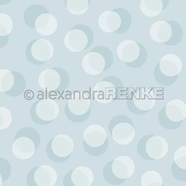 101880 Bokeh Alexandra Renke 12x12 Designpapier bleue