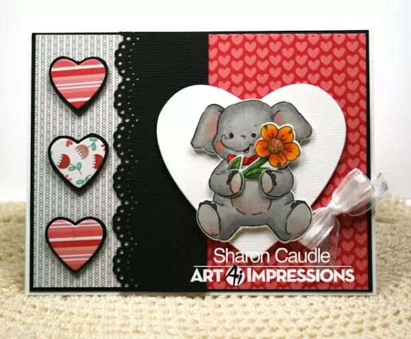 5219 Lovable Animals Set Art Impressions Clear Stamps 1