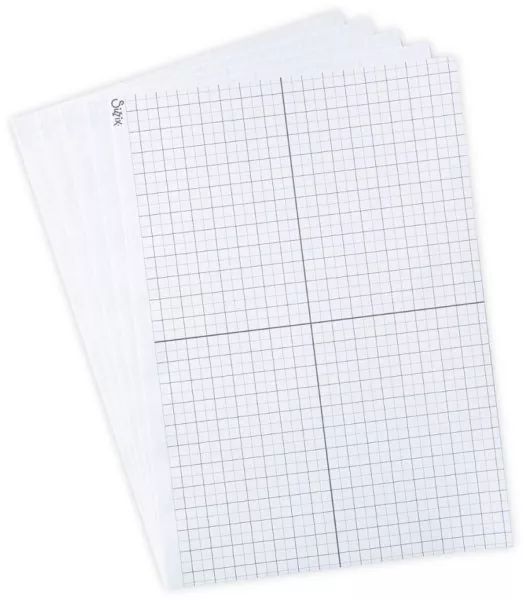 Sizzix Stencil and Stamp Tool Accessory Sticky Grid Sheets 1