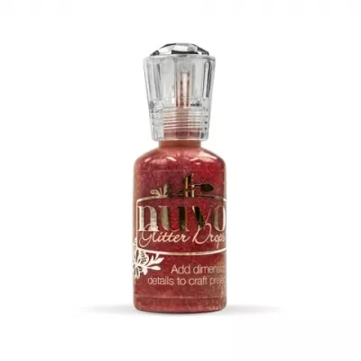 nuvo glitter drops tonic studios ruby slippers red