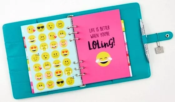 8026 simple stories carpe diem planner 12 month insert set emoji love example
