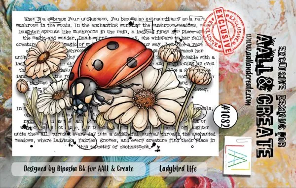 aall create clear stamp Ladybird Life