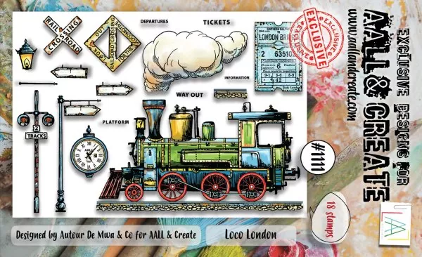 aall create clear stamp Loco London