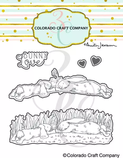 Bunny Love Stanzen Colorado Craft Company by Anita Jeram