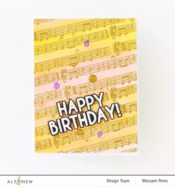 Happy Birthday to You clearstamps altenew 2