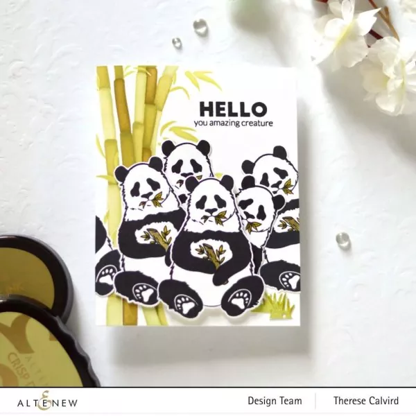 Roaming Pandas clearstamps altenew 1