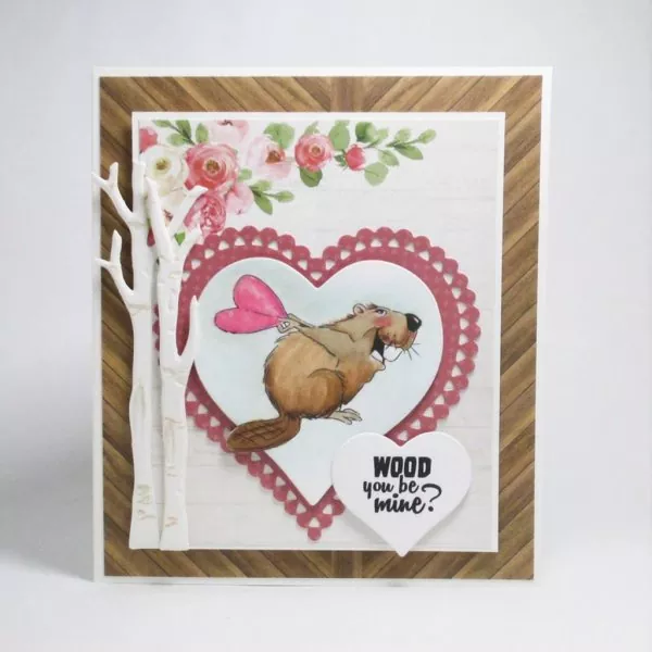 Valentine Critters Set Art Impressions Clear Stamps 1