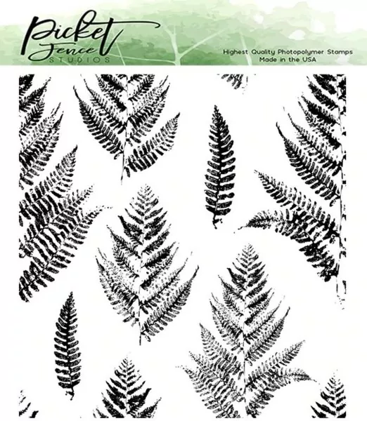 Grunge Foliage clear stamps picket fence studios