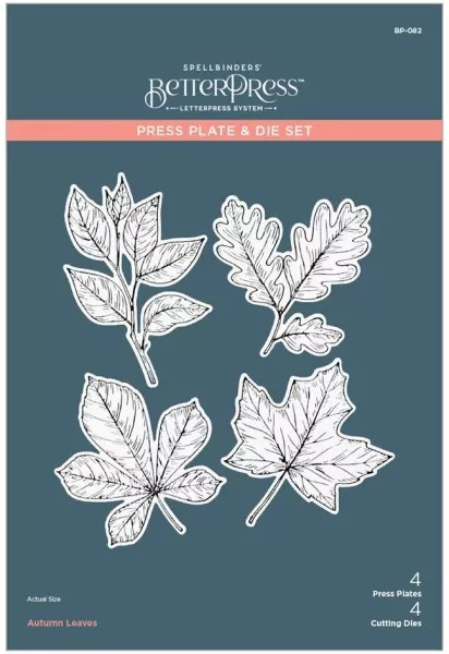 Spellbinders Autumn Leaves Press Plate & Die Set