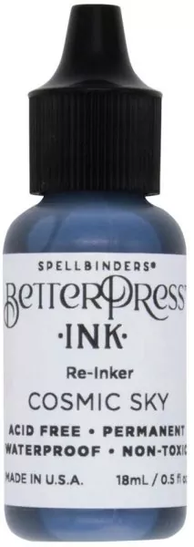 ranger BetterPress Ink pad re-inker Cosmic Sky Spellbinders