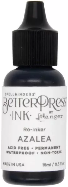ranger BetterPress Ink pad re-inker Azalea Spellbinders