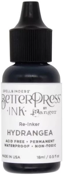ranger BetterPress Ink pad re-inker Hydrangea Spellbinders