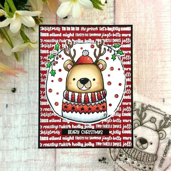 Christmas Wishes clear stamps picket fence studios 2