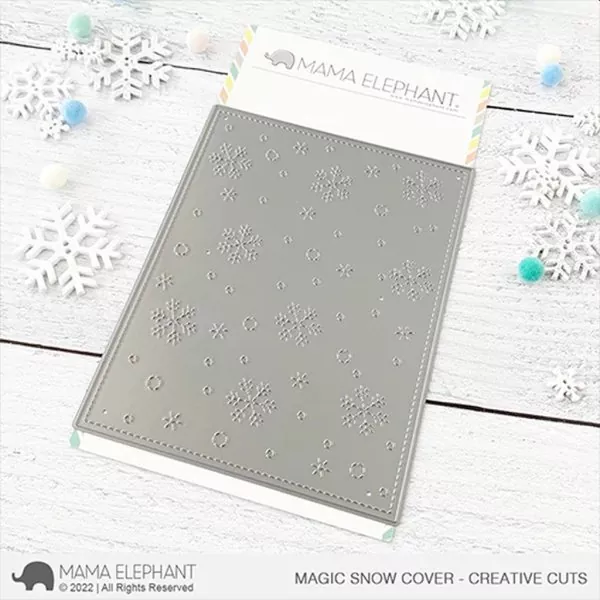 Magic Snow Cover Stanzen Creative Cuts Mama Elephant