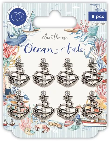 Ocean Tale Anchors Metal Charms Craft Consortium