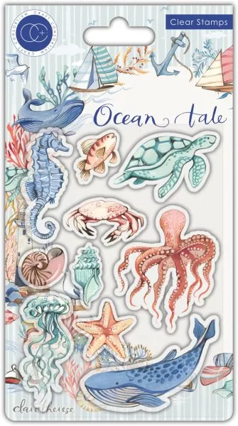 Craft Consortium Ocean Tale - Sea Life clear stamp stempel