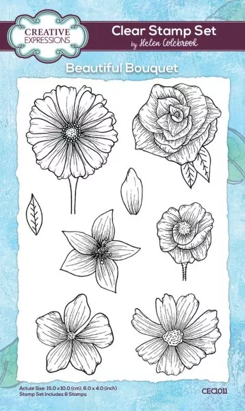 Beautiful Bouquet Clear Stamps Helen Colebrook