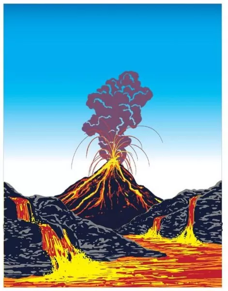 Volcano Heroscape Stempel Hero Arts