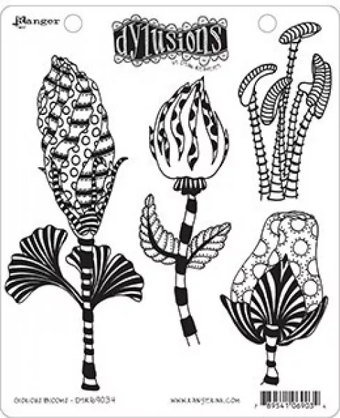 DYR69034 glorious blooms cling stamps dyan reavely