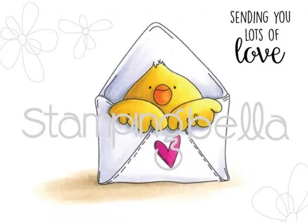 Mail Chick stamping bella Gummistempel