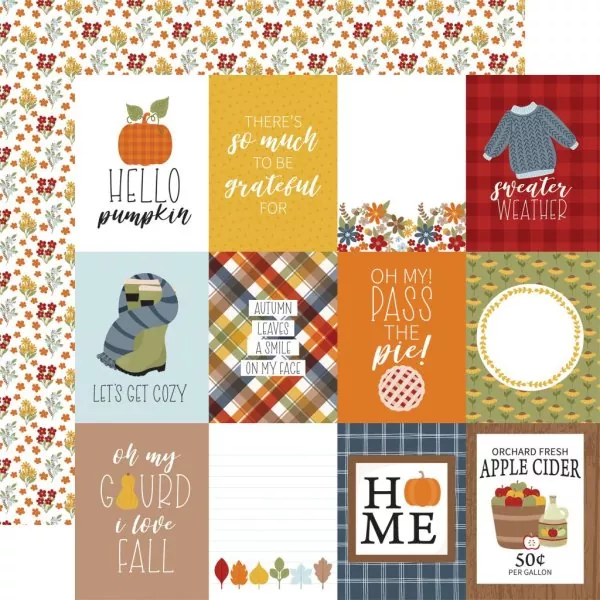 echo park Fall Fever 6x6 inch paper pad 2