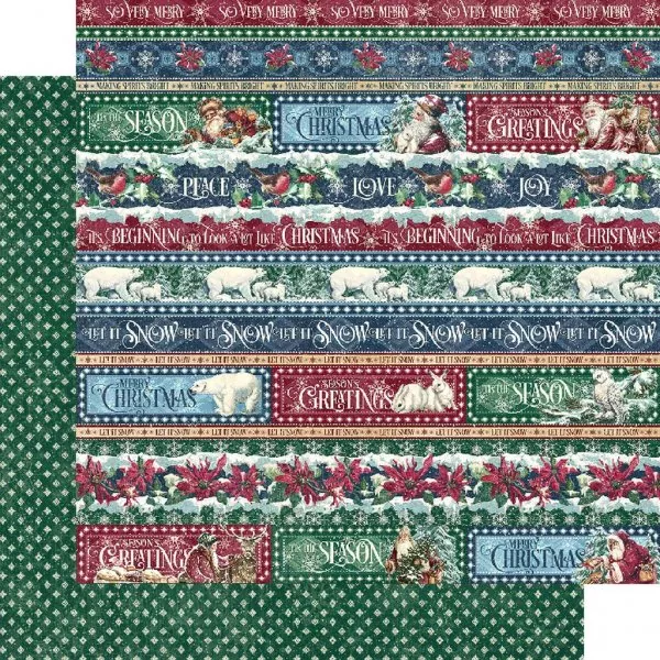 graphic 45 Let It Snow 12x12 inch collection pack 3